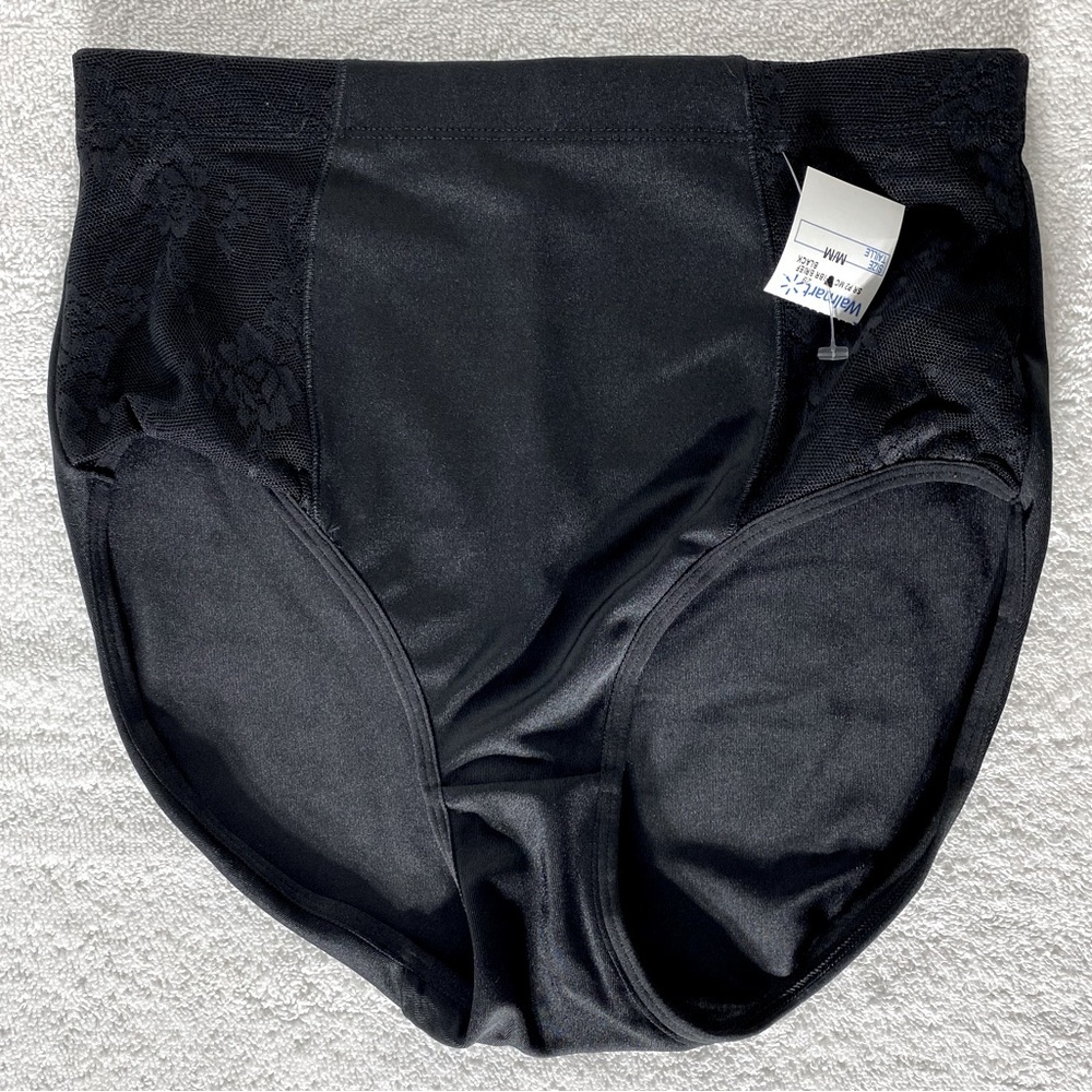 5/$25 Black High Waisted Shapewear Briefs Panties Underwear M NWT